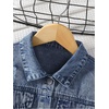 image:imageGORGLITTER Girls Jean Jacket Distressed Button Down Cropped Denim JacketMedium Wash