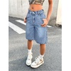 image:imageGORGLITTER Girls Jorts Cute Jean Denim Shorts Baggy Bermuda ShortsLight Wash