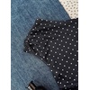 image:imageGORGLITTER Girls Polka Dots Crop Tops Y2K Off The Shoulder Ruched Cinched Waist Tank Top Trendy FashionBlack