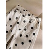 image:imageGORGLITTER Girls Polka Dots Jeans Baggy Straight Wide Leg Denim PantsBlack and Apricot