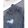 image:imageGORGLITTER Girls Ripped Jean Shorts Cute High Waisted Denim Shorts JortsDark Wash