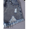 image:imageGORGLITTER Girls Ripped Jean Shorts Cute High Waisted Denim Shorts JortsDark Wash