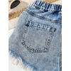 image:imageGORGLITTER Girls Ripped Jean Shorts Cute High Waisted Denim Shorts JortsLight Blue Rip