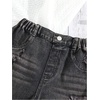 image:imageGORGLITTER Girls Ripped Jean Shorts Cute High Waisted Denim Shorts JortsPlain Black
