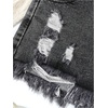 image:imageGORGLITTER Girls Ripped Jean Shorts Cute High Waisted Denim Shorts JortsSolid Grey