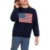 image:imageGORGLITTER Girls American Flag Sweater Long Sleeve Cute Graphic SweatersRoyal Blue