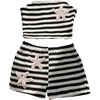 image:imageGORGLITTER Girls Cute Beach 2 Piece Outfits Vacation Going Out ClothesBlack and White