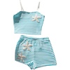 image:imageGORGLITTER Girls Cute Beach 2 Piece Outfits Vacation Going Out ClothesBlue