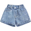 image:imageGORGLITTER Girls Jean Shorts Sparkly Rhinestone Denim Shorts Summer JortsMedium Wash