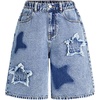 image:imageGORGLITTER Girls Jean Shorts Y2k High Rise Jorts Star Ripped Denim ShortsLight Wash