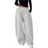 image:imageGORGLITTER Girls Low Rise Barrel Sweatpants Baggy Pants for Girls 812Grey