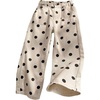 image:imageGORGLITTER Girls Polka Dots Jeans Baggy Straight Wide Leg Denim PantsBlack and Apricot