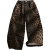 image:imageGORGLITTER Girls Polka Dots Jeans Baggy Straight Wide Leg Denim PantsCoffee Brown