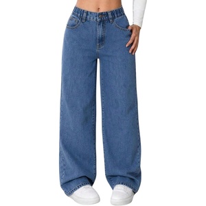 image:imageGORGLITTER Girls Baggy Jeans Wide Leg High Waisted Denim Pants ClothesDark Blue C