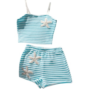 image:imageGORGLITTER Girls Cute Beach 2 Piece Outfits Vacation Going Out ClothesBlue
