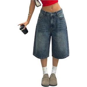 image:imageGORGLITTER Girls Jorts Cute Jean Denim Shorts Baggy Bermuda ShortsDark Wash