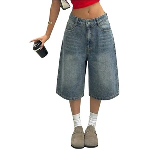 image:imageGORGLITTER Girls Jorts Cute Jean Denim Shorts Baggy Bermuda ShortsWhite