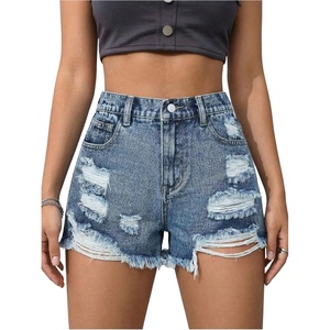 image:imageGORGLITTER Girls Ripped Jean Shorts Cute High Waisted Denim Shorts JortsMedium Wash Ripped