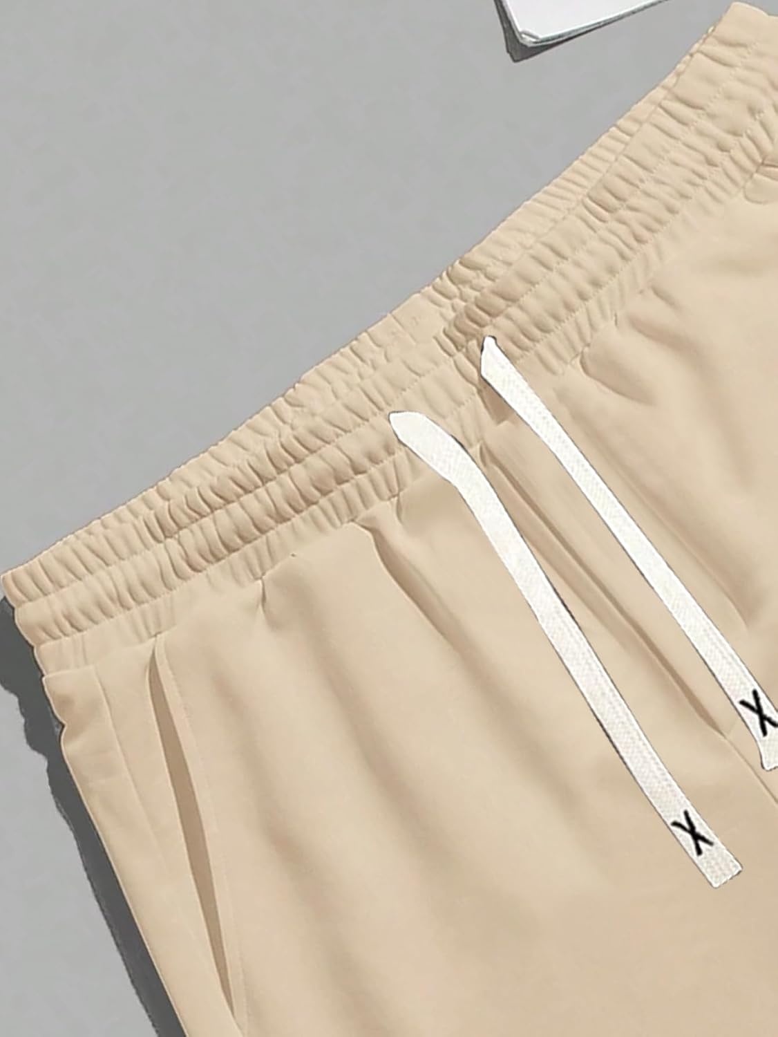 image:imageGORGLITTER Mens Graphic Shorts Y2K Basketball Baggy Cool Rave Drawstring Waist Vintage Track Gym Running Workout ShortsGraphic Khaki