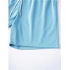 image:imageGORGLITTER Mens 2 Piece Outfit Set Graphic TShirt amp Drawstring Shorts SetLight Blue