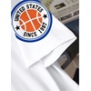 image:imageGORGLITTER Mens 2 Piece Outfit Set Graphic TShirt amp Drawstring Shorts SetLight Blue