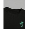 image:imageGORGLITTER Mens 2 Piece Short Set Hawaiian Cruise Beach Vacation OutfitsBlack  Green