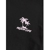 image:imageGORGLITTER Mens 2 Piece Short Set Hawaiian Cruise Beach Vacation OutfitsBlack Leaf and Butterfly