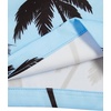 image:imageGORGLITTER Mens 2 Piece Short Set Hawaiian Cruise Beach Vacation OutfitsBlack and Light Blue