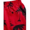 image:imageGORGLITTER Mens 2 Piece Short Set Hawaiian Cruise Beach Vacation OutfitsBlack and Red