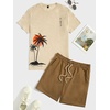 image:imageGORGLITTER Mens 2 Piece Short Set Hawaiian Cruise Beach Vacation OutfitsMulticolor