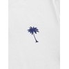 image:imageGORGLITTER Mens 2 Piece Short Set Hawaiian Cruise Beach Vacation OutfitsWhite and Navy Blue Leaf