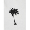 image:imageGORGLITTER Mens 2 Piece Short Set Hawaiian Cruise Beach Vacation OutfitsWhite and Pink Contrast Trim