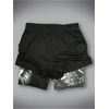image:imageGORGLITTER Mens 2 in 1 Anime Graphic Gym Shorts Basketball Workout ShortsBlack Tiger