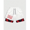 image:imageGORGLITTER Mens 2 in 1 Anime Graphic Gym Shorts Basketball Workout ShortsWhite
