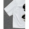 image:imageGORGLITTER Mens Boxy Cropped Shirts Button Up Y2K Graphic Baggy StreetwearWhite