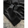 image:imageGORGLITTER Mens Button Down Cropped Shirts Striped Long Sleeve Crop TopsBlack