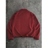 image:imageGORGLITTER Mens Button Down Cropped Shirts Striped Long Sleeve Crop TopsRed