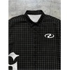 image:imageGORGLITTER Mens Button Up Cropped Shirt Boxy Y2K Cool Streetwear Crop TopBlack