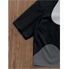 image:imageGORGLITTER Mens Button Up Cropped Shirt Boxy Y2K Cool Streetwear Crop TopBlack and Grey