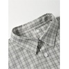 image:imageGORGLITTER Mens Cropped Shirt Button Up Plaid Boxy Short Sleeve Crop TopGreen