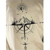 image:imageGORGLITTER Mens Drop Shoulder TShirts Graphic Printed Tees Streetwear TopKhaki