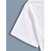 image:imageGORGLITTER Mens Drop Shoulder TShirts Graphic Printed Tees Streetwear TopWhite