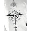 image:imageGORGLITTER Mens Drop Shoulder TShirts Graphic Printed Tees Streetwear TopWhite