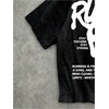 image:imageGORGLITTER Mens Graphic Cropped T Shirt Oversized Y2K Boxy StreetwearBlack Letter