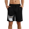 image:imageGORGLITTER Mens Graphic Shorts Y2K Basketball Baggy Cool Rave Drawstring Waist Vintage Track Gym Running Workout ShortsBlack