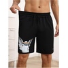 image:imageGORGLITTER Mens Graphic Shorts Y2K Basketball Baggy Cool Rave Drawstring Waist Vintage Track Gym Running Workout ShortsBlack