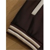 image:imageGORGLITTER Mens Graphic Varsity Jacket Letterman Baseball Bomber JacketsBrown and Khaki