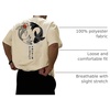 image:imageGORGLITTER Mens Japanese Graphic Tshirts Oversized Drop Shoulder T ShirtApricot Fish  Letter