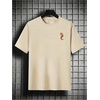 image:imageGORGLITTER Mens Japanese Graphic Tshirts Oversized Drop Shoulder T ShirtApricot Koi  Lotus