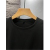 image:imageGORGLITTER Mens Japanese Graphic Tshirts Oversized Drop Shoulder T ShirtBlack Plum Blossom  Letter